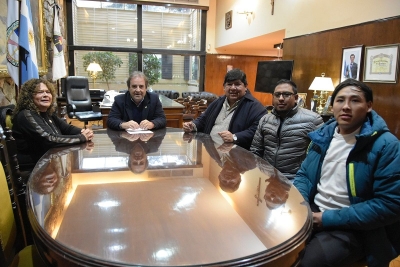 El vicegobernador recibi&oacute; a representantes de la C&aacute;mara de Comercio de La Quiaca