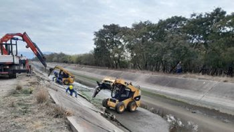 Avanzan las obras de reparaci&oacute;n del Canal Restituci&oacute;n