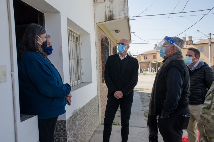 Operativo sanitario en Alto Comedero