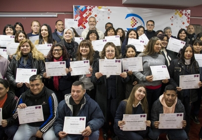 Entregaron certificados de la capacitaci&oacute;n sobre ley micaela