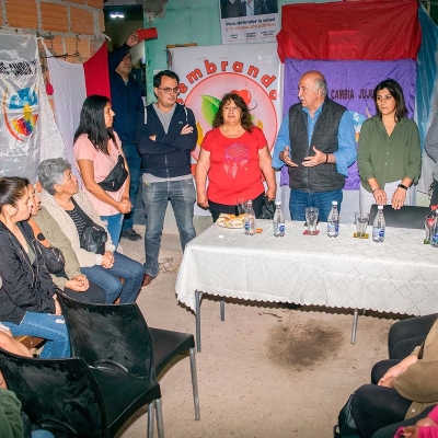 Candidatos del Frente Cambia Jujuy expusieron propuestas en el barrio Tupac Amaru