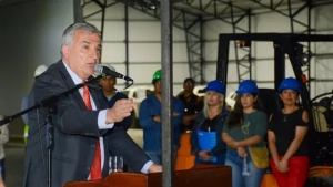 Morales inauguró la planta de transferencia y clasificación de residuos de Libertador
