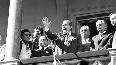 Pol&iacute;ticos recordaron los 39 a&ntilde;os del triunfo de Alfons&iacute;n y el retorno a la democracia