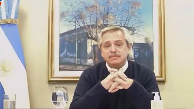 Fern&aacute;ndez participa de videoconferencia con l&iacute;deres latinoamericanos y el FMI