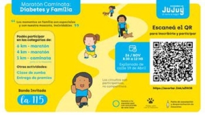 Marat&oacute;n - Caminata "Diabetes y Familia": abierta a todas las edades y a participar con las mascotas
