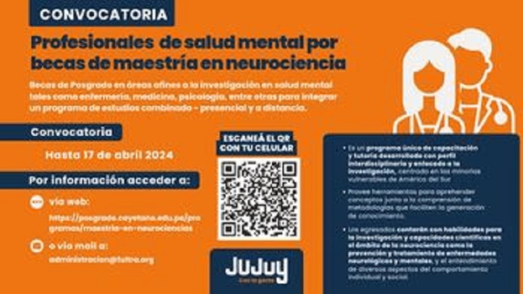 Contin&uacute;a abierta la convocatoria por Becas de Maestr&iacute;a en Neurociencia