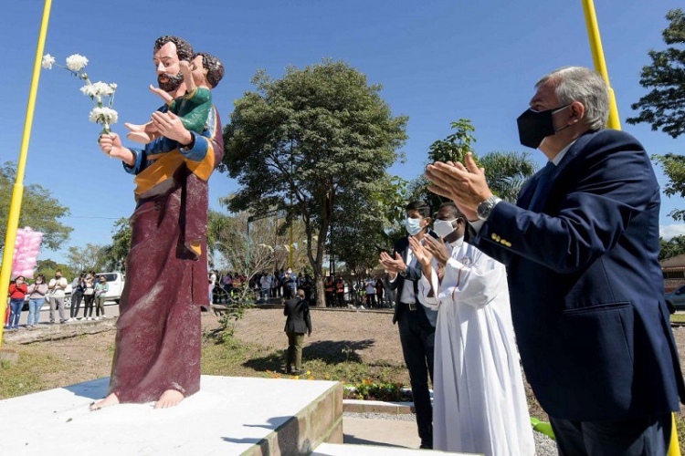 Gerardo Morales encabez&oacute; las honras a San Jos&eacute; Obrero en El Sauzal