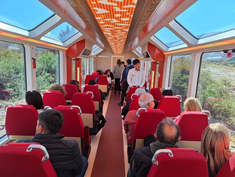 El Tren Solar de la Quebrada realiz&oacute; su primer viaje