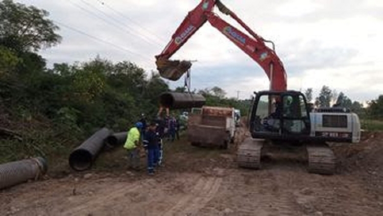Agua Potable de Jujuy avanza con la importante obra de ampliaci&oacute;n y mejora de laguna de presedimentaci&oacute;n en San Pedro