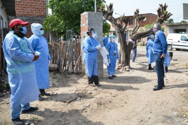 Operativo sanitario en Rode&iacute;to
