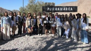 El Tren Solar recibi&oacute; a las candidatas nacionales de la Fiesta Nacional de los Estudiantes