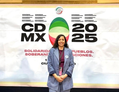 Leila Chaher denuncia en el congreso panamericano en M&eacute;xico la proscripci&oacute;n de cristina Kirchner y el ajuste de Milei