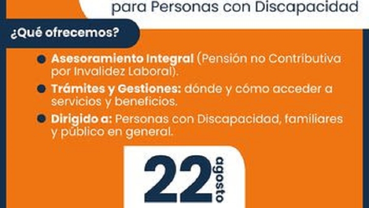 Oficina M&oacute;vil de gesti&oacute;n para personas con discapacidad en Catua