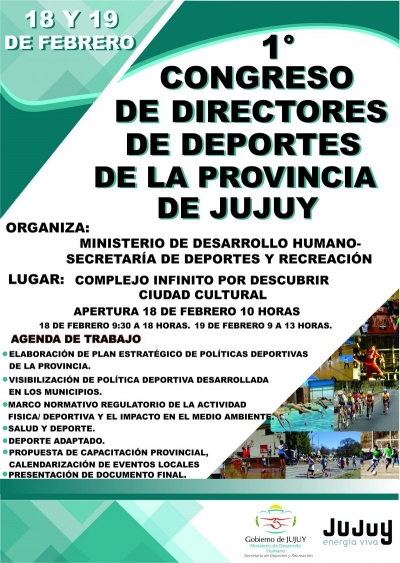 Hoy se realizar&aacute; el Primer Congreso de Directores de Deportes de Jujuy