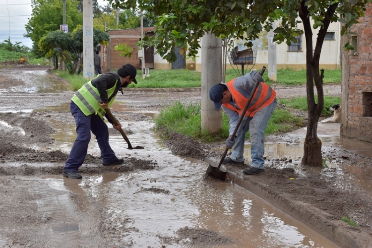 Avances en el plan de obra integrales en barrio san Jos&eacute; y zonas aleda&ntilde;as