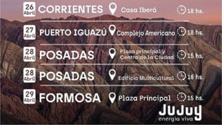 Jujuy se promocionar&aacute; en el norte del Litoral