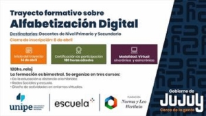 Inscriben para trayecto formativo sobre alfabetizaci&oacute;n digital