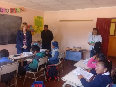 Visitaron escuelas de per&iacute;odo especial en la Puna