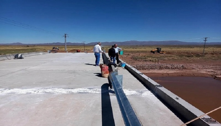 Obras en Manantiales: finalizan puente en RP 61