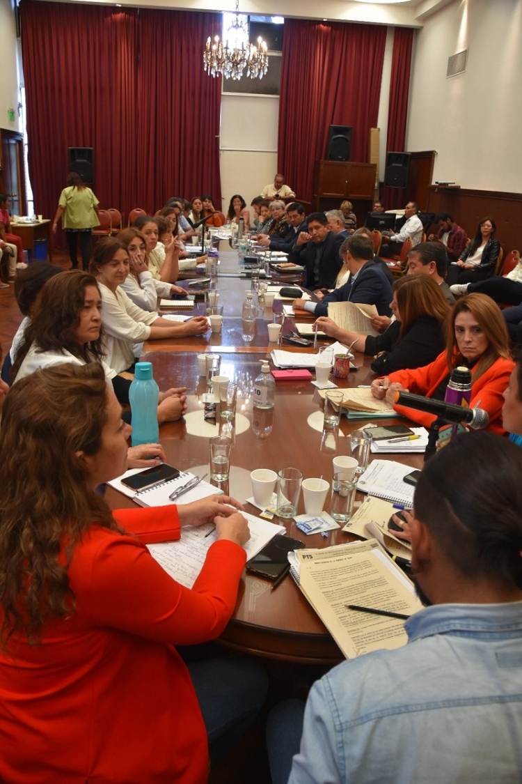 La Comisi&oacute;n de Salud y la de Trabajo recibieron a distintos representantes de trabajadores de la salud