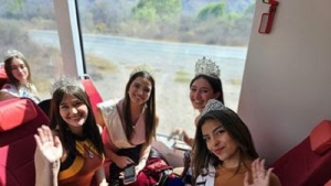 FNE25. Representantes estudiantiles en el Tren Solar