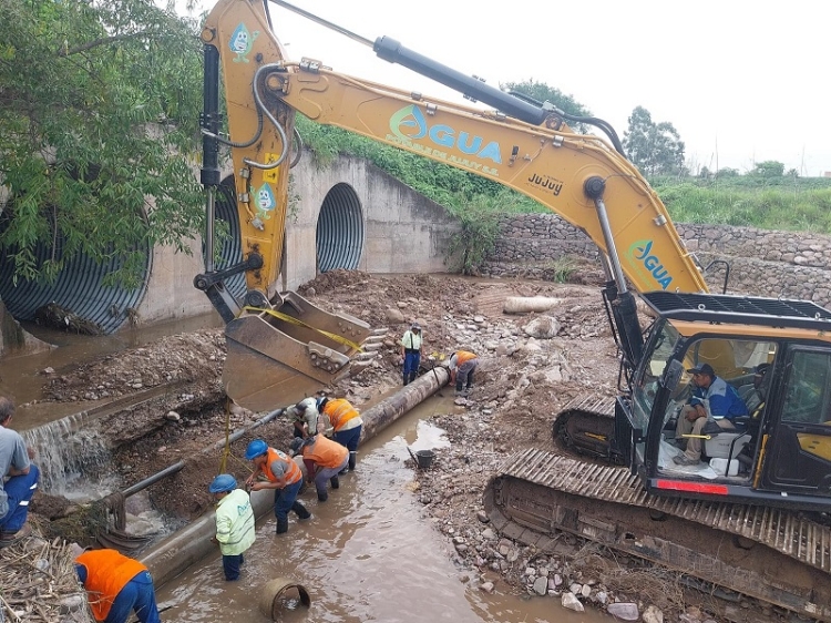 Palpal&aacute;: Se normaliza el servicio de agua en los sectores afectados por la violenta crecida del arroyo Las Martas