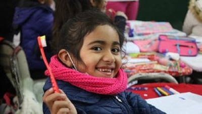 Entregaron 3225 kits odontol&oacute;gicos a la poblaci&oacute;n infantil de Fraile Pintado
