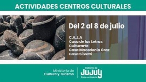 Centros culturales de Jujuy presentan la agenda de la primera semana de julio