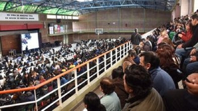 Educadores cat&oacute;licos reunidos en un encuentro nacional