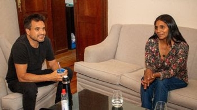Posadas recibi&oacute; a la intendente de Tilcara, Sonia P&eacute;rez