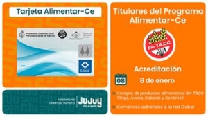 Celiaqu&iacute;a: se acredit&oacute; la Tarjeta AlimentarCe