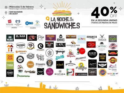 LA NOCHE DE LOS S&Aacute;NDWICHES: Comercios adheridos