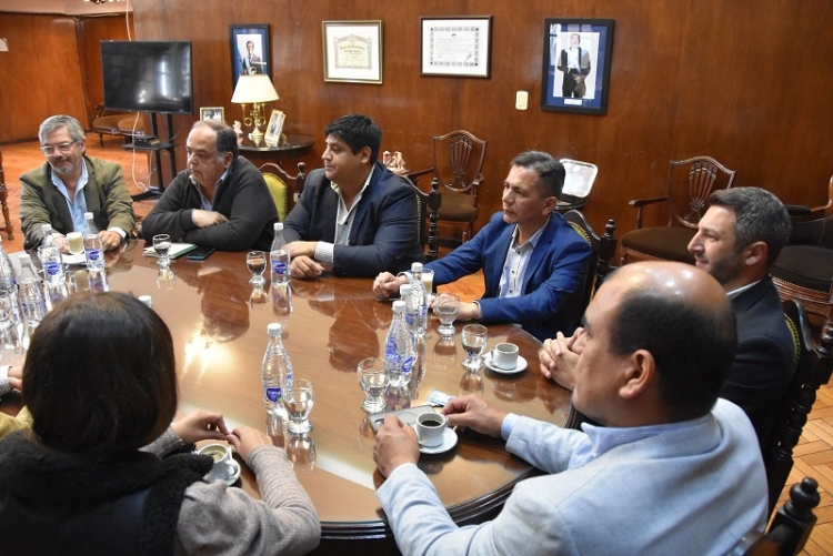 El vicegobernador se reuni&oacute; con representantes de la C&aacute;mara de Comercio Exterior de Jujuy