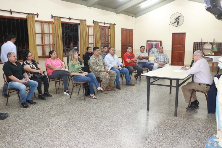 Trabajos integrales y reuni&oacute;n organizativa por festividad de la virgen de r&iacute;o blanco y paypaya