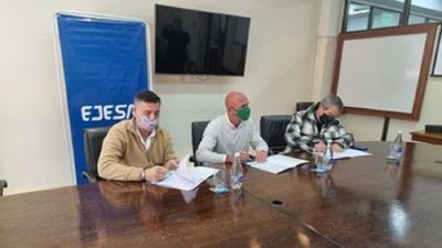 FNE. Firma de convenio entre el Ente Aut&aacute;rquico y EJESA