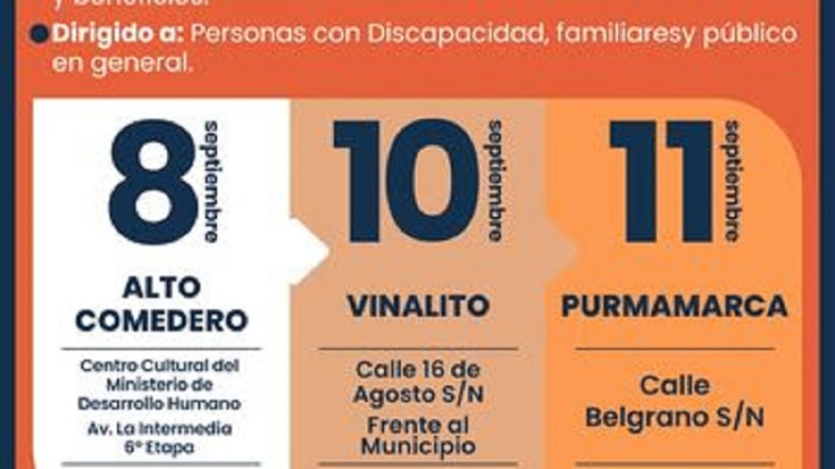 Oficina M&oacute;vil de Gesti&oacute;n para personas con discapacidad recorre la provincia