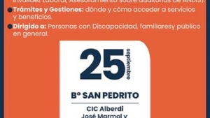 Discapacidad: oficina de asesoramiento llega a barrio San Pedrito