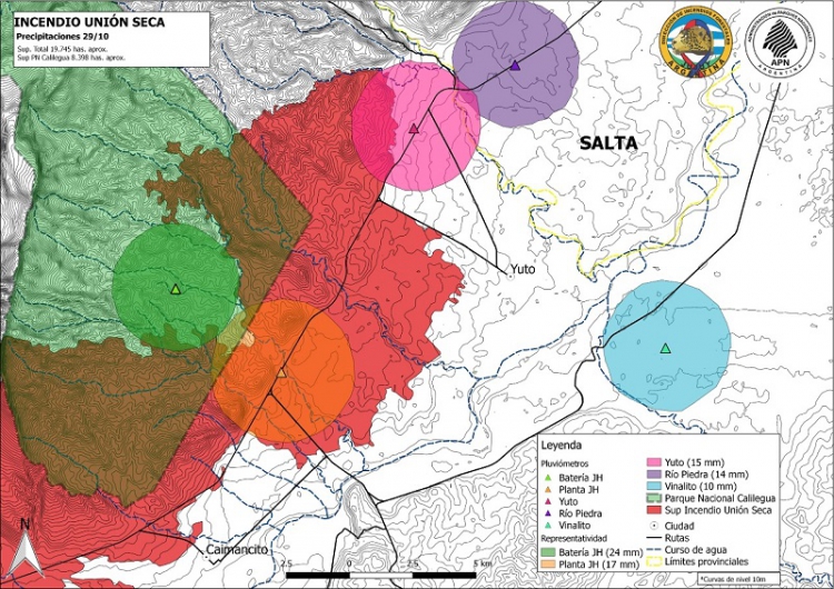 Dos incendios forestales fueron contenidos. Mientras que el &ldquo;uni&oacute;n seca&rdquo; sigue activo