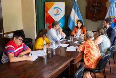 Concejales se reunieron con la Secretaria de Hacienda, Agustina Apaza
