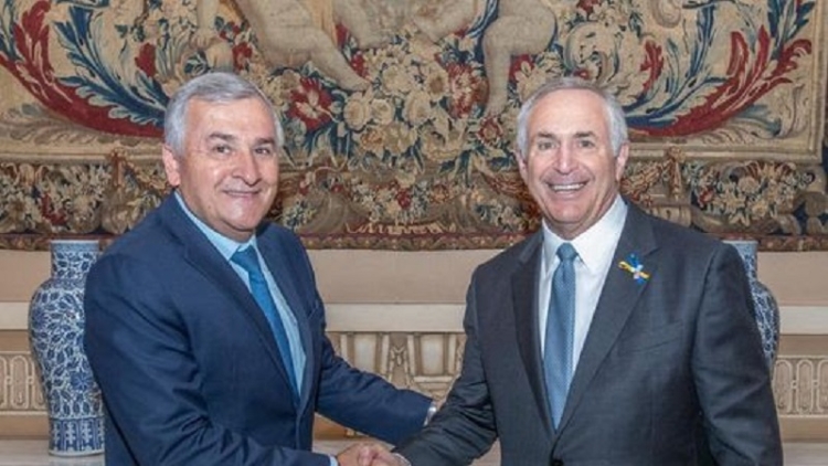 Morales ofreci&oacute; al Embajador de Estados Unidos el portafolio de inversiones de Jujuy