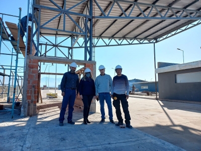 Giacoppo recorri&oacute; obras de la zona franca de perico