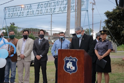 Con el compromiso de garantizar seguridad qued&oacute; operativa la nueva Subcomisar&iacute;a de R&iacute;o Blanco