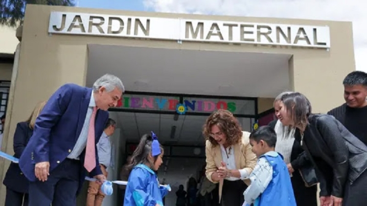 Morales inaugur&oacute; en simult&aacute;neo cuatro establecimientos educativos financiados con la renta de Cauchari