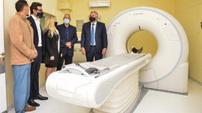 Morales inaugur&oacute; un tom&oacute;grafo e infraestructura sanitaria en el hospital de Perico