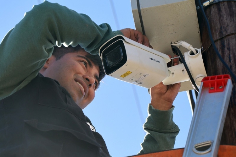 La escuela &ldquo;elvio martelli&rdquo; y el secundario n&deg;5 de Palpal&aacute; ya cuentan con las c&aacute;maras de videovigilancia