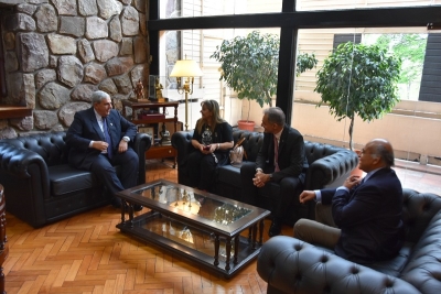 El vicegobernador recibi&oacute; el saludo de autoridades de la federaci&oacute;n de consejos de ciencias econ&oacute;micas