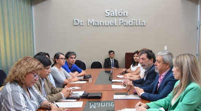 Las comisiones de Asuntos Institucionales y Legislaci&oacute;n General se reunieron con el gremio de empleados judiciales