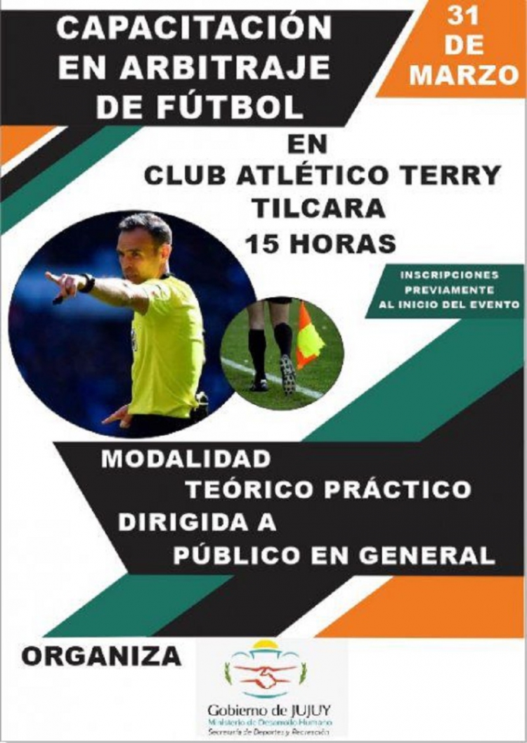 Se dictar&aacute; "Capacitaci&oacute;n en Arbitraje de F&uacute;tbol" en Tilcara