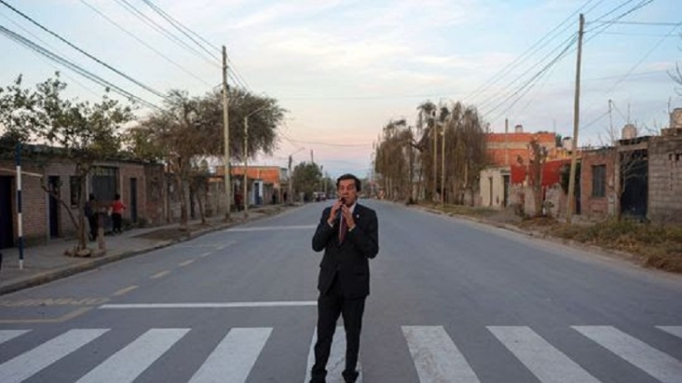 Sadir particip&oacute; de la inauguraci&oacute;n del pavimento de la avenida Pachamama