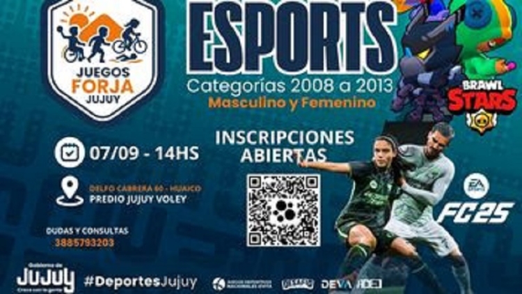 Se vienen los Juegos Forja de esports en Jujuy: rumbo a los Nacionales Evita